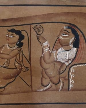 Babu-Bibi #15 - Kalighat Painting - Jahir - 15