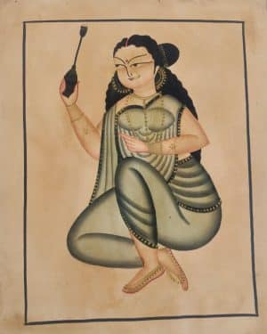 Babu-Bibi #3 - Kalighat Painting - Jahir - 03