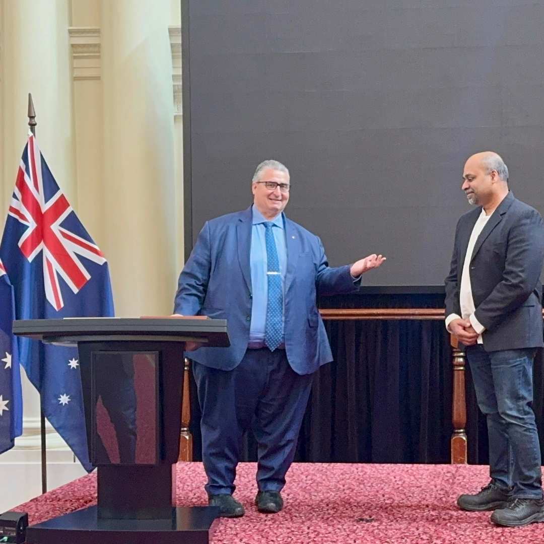 Recognition at the Parliament of Victoria Senthil Vel